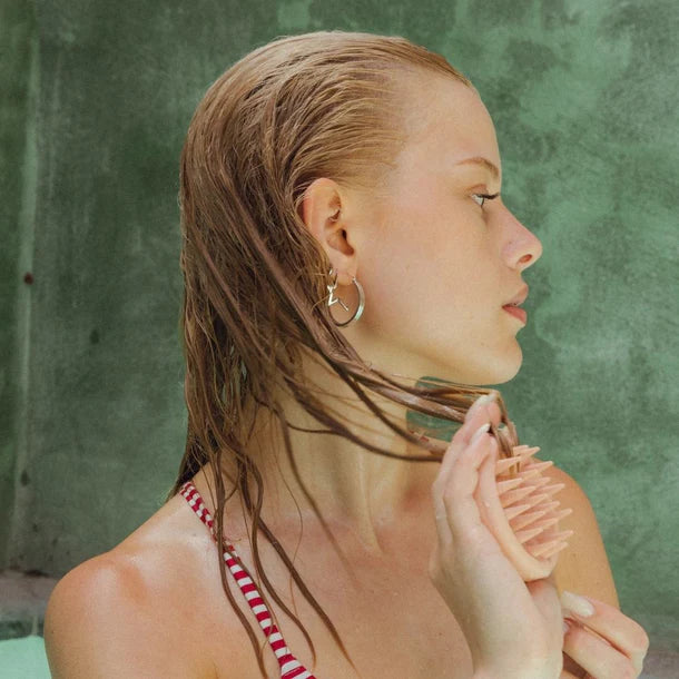 Siliconen scalp massager